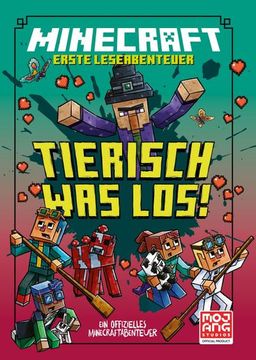 portada Minecraft Erste Leseabenteuer - Tierisch was Los! Ein Offizielles Minecraftabenteuer (in German)