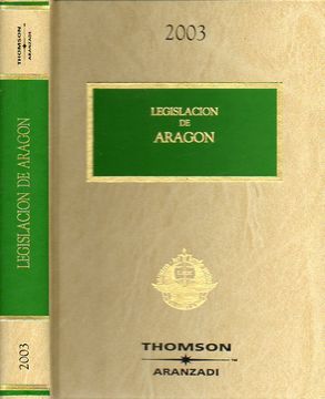 portada legislación de aragón. 2003.