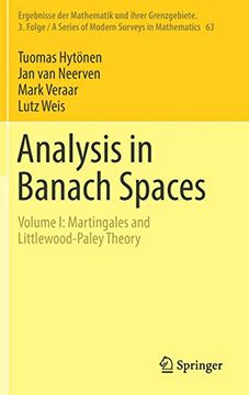 portada Analysis in Banach Spaces: Volume i: Martingales and Littlewood-Paley Theory: 63 (Ergebnisse der Mathematik und Ihrer Grenzgebiete. 3. Folge (in English)
