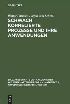 portada Schwach Korrelierte Prozesse und Ihre Anwendungen (en Alemán)