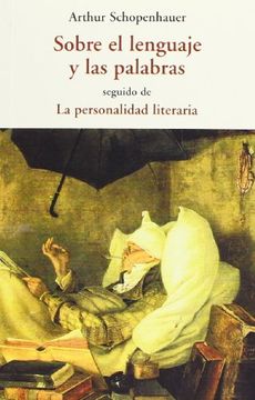 portada Sobre el Lenguaje y las Palabras; La Personalidad Literaria (in Spanish)