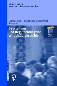 portada Münsteraner Sachverständigengespräche: Beurteilung und Begutachtung von Wirbelsäulenschäden (en Alemán)