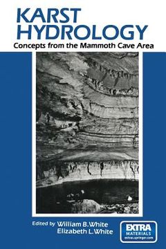 portada Karst Hydrology: Concepts from the Mammoth Cave Area (en Inglés)