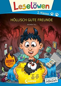 portada Leselöwen 2. Klasse - Höllisch Gute Freunde (Großbuchstabenausgabe): Mit Leselernschrift Abezeh - Erstlesebuch für Kinder ab 7 Jahren (Luzifer Junior) (en Alemán)