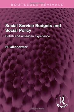 portada Social Service Budgets and Social Policy: British and American Experience (Routledge Revivals) 