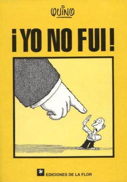portada Yo no fui (in Spanish)