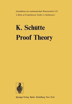 portada proof theory (en Inglés)