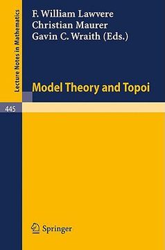 portada model theory and topoi (en Inglés)