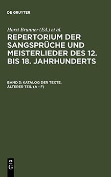 portada Katalog der Texte. Alterer Teil (a - f) (en Alemán)