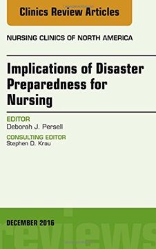 portada Implications of Disaster Preparedness for Nursing, An Issue of Nursing Clinics of North America, 1e (The Clinics: Nursing)