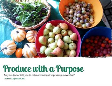 portada Produce With A Purpose: So Your Doctor Told You To Eat More Fruit and Vegetables...Now What? (en Inglés)