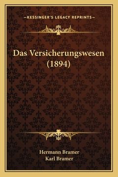 portada Das Versicherungswesen (1894) (en Alemán)