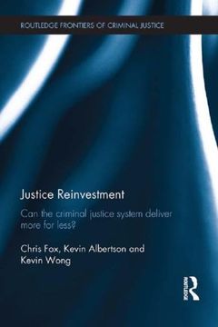 portada Justice Reinvestment (Routledge Frontiers of Criminal Justice) (en Inglés)