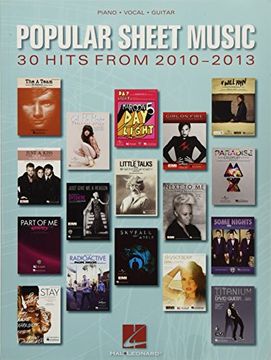 portada Popular Sheet Music - 30 Hits From 2010-2013 (en Inglés)