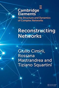 portada Reconstructing Networks (Elements in Structure and Dynamics of Complex Networks) (en Inglés)