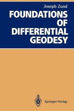 portada foundations of differential geodesy (en Inglés)