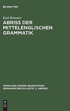 portada Abriss der Mittelenglischen Grammatik (en Alemán)