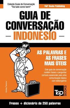 portada Guia de Conversação Português-Indonésio e mini dicionário 250 palavras (en Portugués)