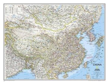 portada China Classic [Tubed] (National Geographic Reference Map)