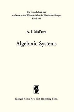portada algebraic systems (en Inglés)
