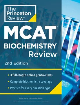 portada Princeton Review Mcat Biochemistry Review, 2nd Edition: Complete Content Prep + Practice Tests (Graduate School Test Preparation) (en Inglés)