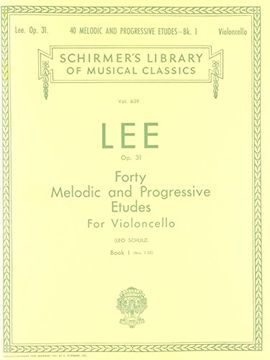 portada Forty Melodic and Progressive Etudes bk1 Op31 Violoncello (Schirmer Library of Classics) (in English)