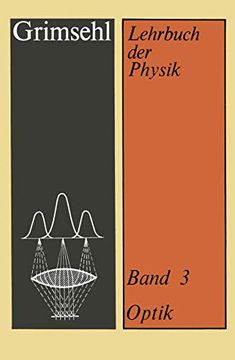 portada Grimsehl Lehrbuch Der Physik: Band 3 Optik (en Alemán)