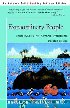 portada extraordinary people: understanding savant syndrome (en Inglés)