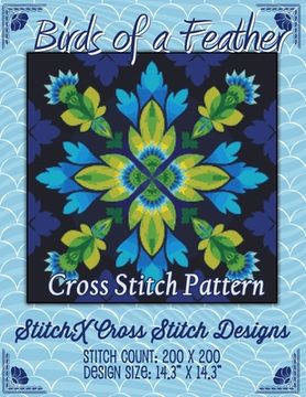 portada Birds of a Feather Cross Stitch Pattern (en Inglés)