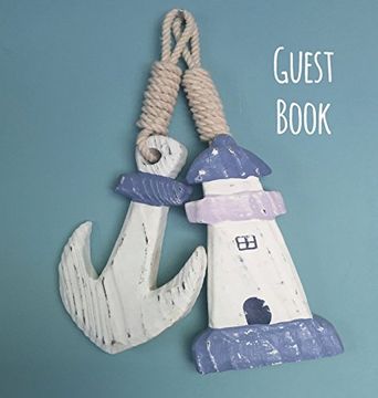 portada Guest Book, Visitors Book, Guests Comments, Vacation Home Guest Book, Beach House Guest Book, Comments Book, Visitor Book, Nautical Guest Book,. Centres, Family Holiday Guest Book (Hardback) 