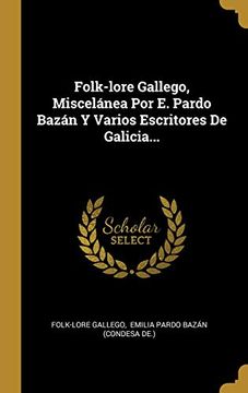portada Folk-Lore Gallego, Miscelánea por e. Pardo Bazán y Varios Escritores de Galicia.