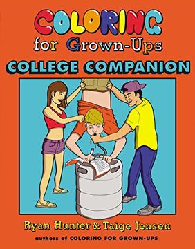 portada Coloring for Grown-Ups College Companion (en Inglés)