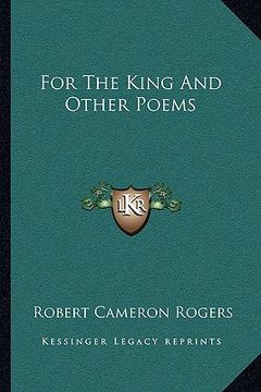 portada for the king and other poems (en Inglés)