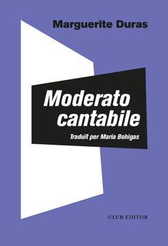 portada Moderato Cantabile (en Catalá)