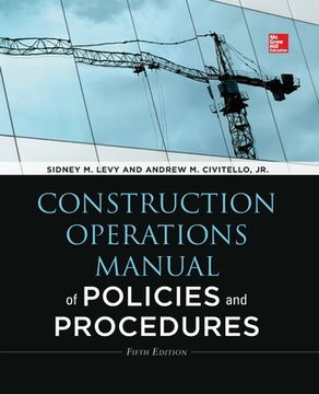 portada Construction Operations Manual of Policies and Procedures 5e (Pb) (en Inglés)