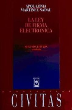 portada La ley de Firma Electronica (2ª Ed. )