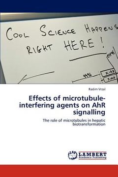 portada effects of microtubule-interfering agents on ahr signalling (en Inglés)