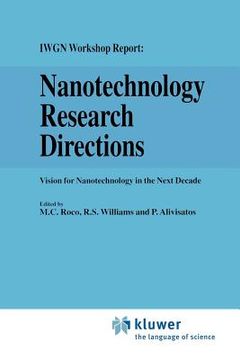 portada nanotechnology research directions: iwgn workshop report