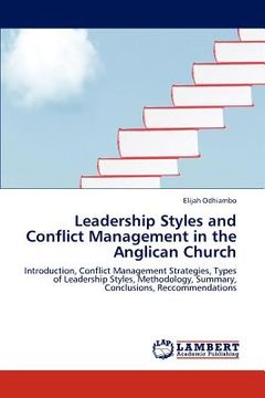 portada leadership styles and conflict management in the anglican church