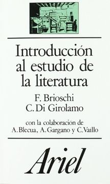 portada Introduccion al Estudio de la Literatura (in Spanish)