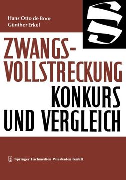 portada Zwangsvollstreckung Konkurs und Vergleich (Die Wirtschaftswissenschaften) (German Edition)