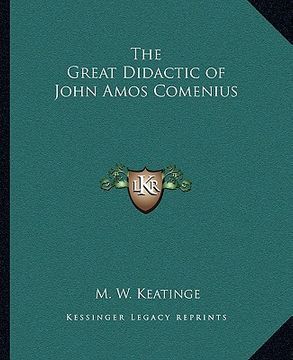 portada the great didactic of john amos comenius (en Inglés)