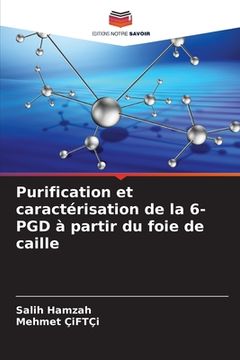 portada Purification et caractérisation de la 6-PGD à partir du foie de caille (en Francés)
