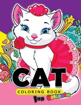 portada Cat Coloring Book For Children: Cute Cat Coloring Patterns for Children and Girls (en Inglés)