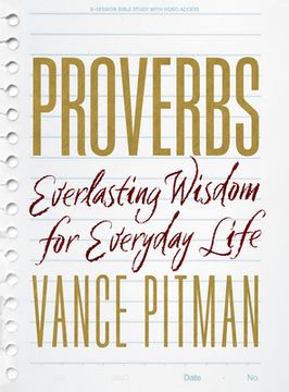 portada Proverbs - Bible Study Book with Video Access: Everlasting Wisdom for Everyday Life (en Inglés)