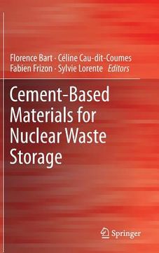 portada cement-based materials for nuclear waste storage (en Inglés)