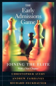 portada the early admissions game: joining the elite (en Inglés)