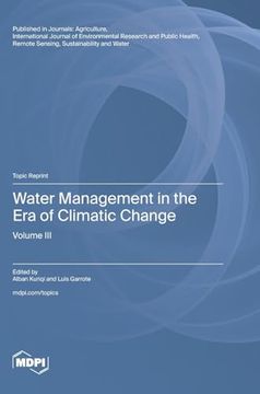 portada Water Management in the Era of Climatic Change: Volume III (en Inglés)