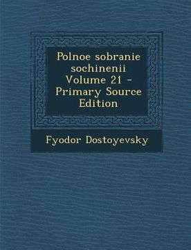 portada Polnoe Sobranie Sochinenii Volume 21 (in Russian)