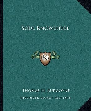 portada soul knowledge (in English)